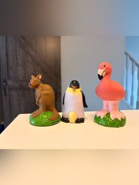 Fisher Price Little People Zoo Animals (Penguin, Kangaroo & Flamingo)